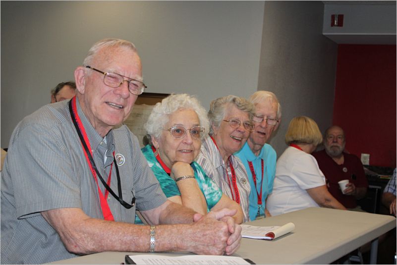 MEETING ROOM with Bill, Virginia, Marilyn, and Kiirk Woodworth