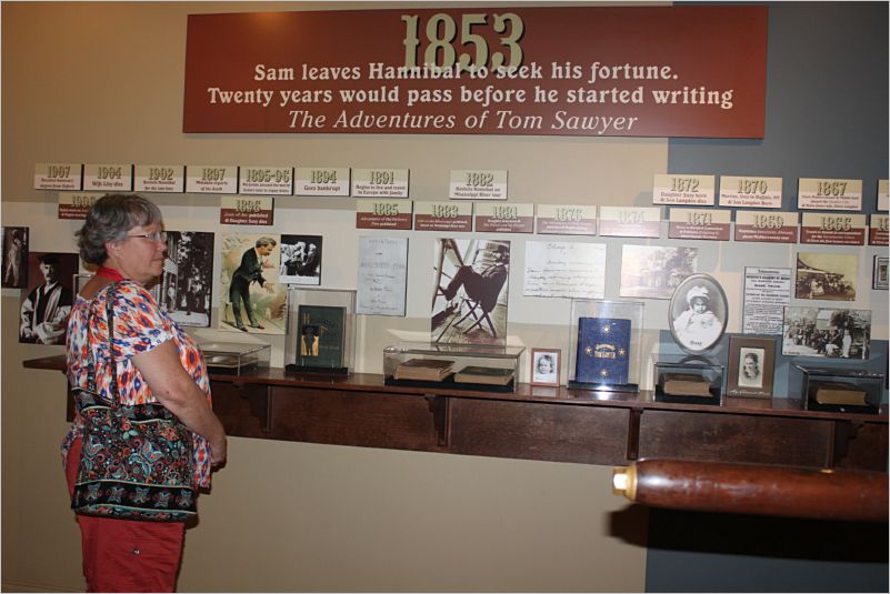 KATHRYN KNUDON AT MARK TWAIN MUSEUM IN HANNIBAL