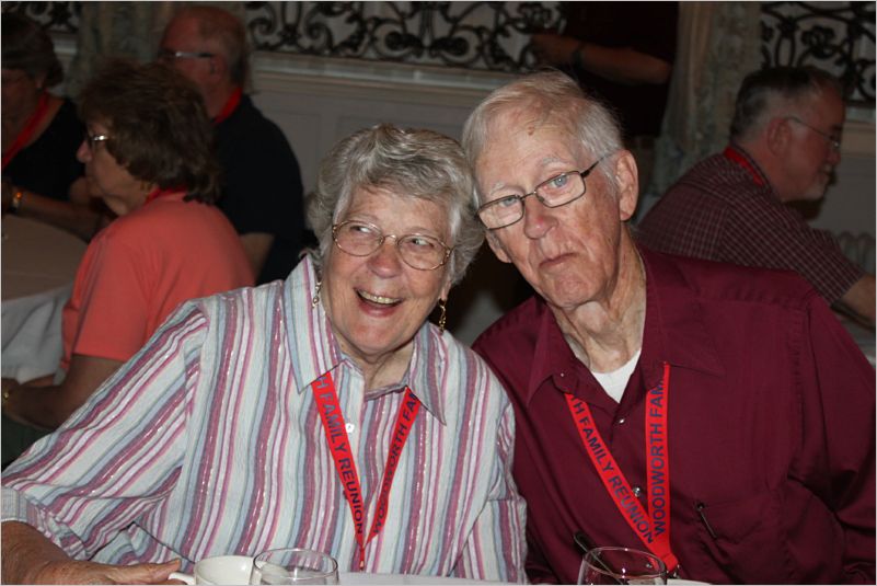 BANQUET ... MARILYN AND KIRK WOODWORTH